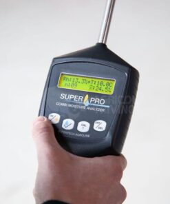 Medidor de humedad para heno