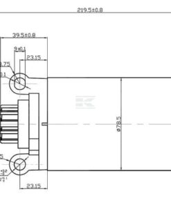 Motor de arranque 12 V 1,0 kW