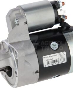 Motor de arranque 12 V, 0,9 kW, 8 dientes, giro sentido horario