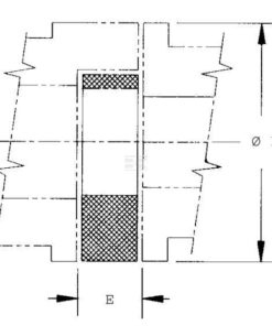 Goma de acoplamiento 2-87Sh