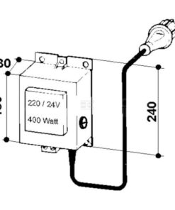 Transformador 230/24V, 400W