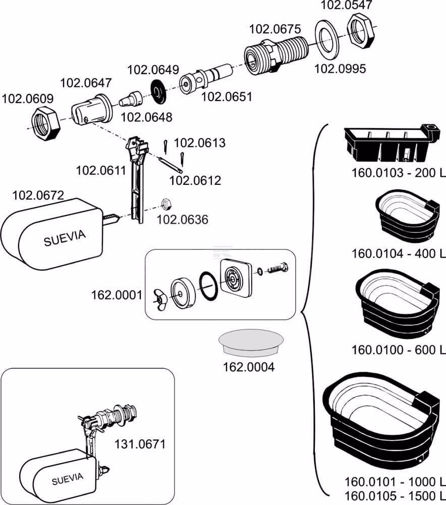 Tuerca hexagonal D 1/2" latón 2 Tuerca hexagonal D 1/2" latón