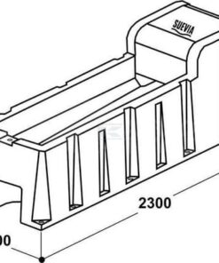 Abrevadero térmico Mod. 6523 de 2,3 m 8 Abrevadero térmico Mod. 6523 de 2,3 m