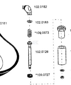 Válvula, boquilla cpl = 2,3 mm