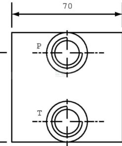 Placa de base NG6 + perforación