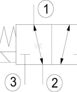 Válvula 3/2 SV082302 12 V CC A04