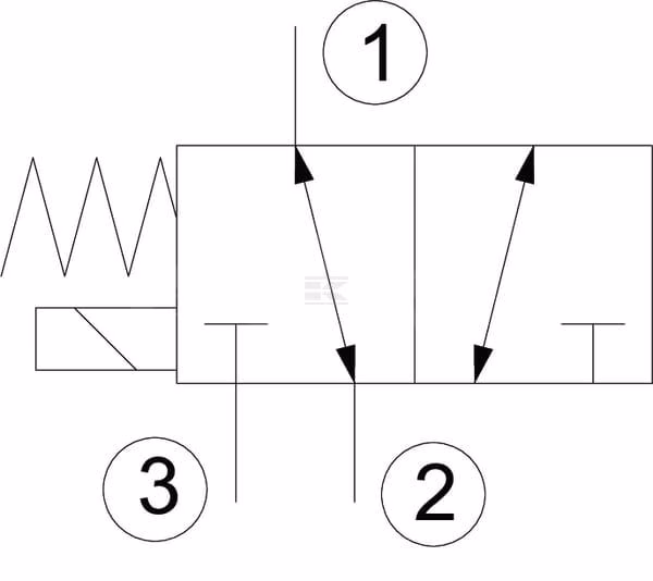 Válvula 3/2 SV 082302 24 V CC A04 4 Válvula 3/2 SV 082302 24 V CC A04