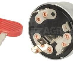 Interruptor de encendido con llave, 12/24 V, 4 posiciones, 16 A, terminales de cuchilla