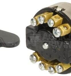 Interruptor de encendido con llave, 12/24 V, 4 posiciones, 16 A, terminales de tornillo