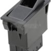 Interruptor basculante, I-0, on-off, 12/24 V, 2 polos, función iluminación