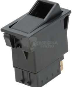 Interruptor basculante, I-0, on-off, 12 V, 7 polos, función iluminación, con bombilla