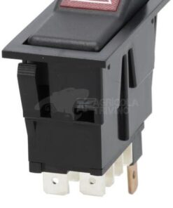 Interruptor basculante, I-0, 12 V, 7 polos, advertencia de peligro