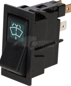 Interruptor basculante, (I)-0, apagado, 12 V, 2 pines, lavaparabrisas