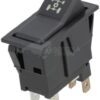 Interruptor basculante, I-0, on-on, 12 V, 4 polos, tracción total