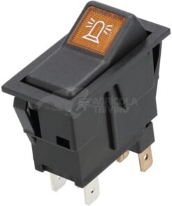 Interruptor basculante, I-0, encendido (ON) y apagado (OFF), 12 V, 2 pines, baliza giratoria