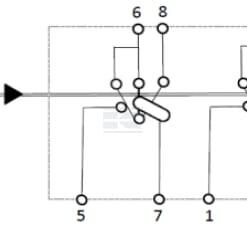 Interruptor basculante, I-0-(II), on-on-mom, 12 V, 8 polos, bloqueo diferencial