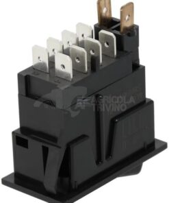 Interruptor basculante, I-0-(II), encendido (ON)-encendido (ON)-MOM, 12 V, 8 pines, lavaparabrisas y limpiaparabrisas trasero 6 Interruptor basculante, I-0-(II), encendido (ON)-encendido (ON)-MOM, 12 V, 8 pines, lavaparabrisas y limpiaparabrisas trasero
