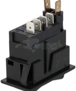 Interruptor basculante, (I)-0-(II), MOM ON-OFF-MOM ON, 12 V, 4 pines, opciones de bloqueo del diferencial