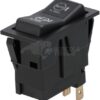 Interruptor basculante, (I)-0-(II), MOM ON-OFF-MOM ON, 12 V, 4 pines, aumento/disminución automática de la velocidad de rotación del motor