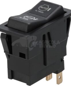 Interruptor basculante, (I)-0-(II), MOM ON-OFF-MOM ON, 12 V, 4 pines, aumento/disminución automática de la velocidad de rotación del motor