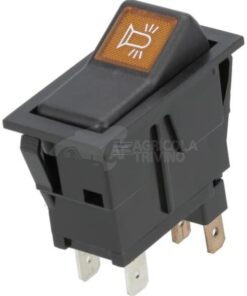 Interruptor basculante, I-0, encendido (ON) y apagado (OFF), 12 V, 2 pines, baliza giratoria