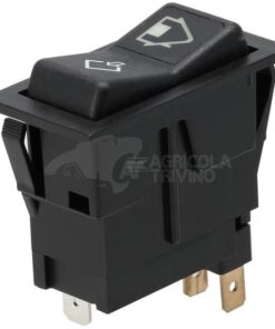 Interruptor basculante, (I)-0-(II), MOM ON-OFF-MOM ON, 12 V, 4 pines, posición/entrada de inicio