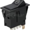 Interruptor basculante, I-0-(II), encendido (ON)-encendido (ON)-MOM, 12 V, 8 pines, lavaparabrisas 9 Interruptor basculante, I-0-(II), encendido (ON)-encendido (ON)-MOM, 12 V, 8 pines, lavaparabrisas