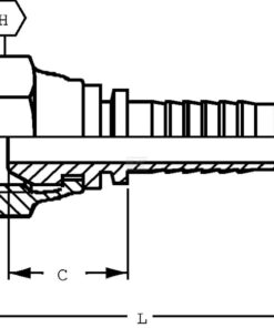 Racor prensado M10 6LL