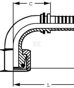 Racor pres. DN06- M16x1,5-90°