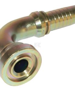 Racor para engastar con brida DN16 - 41,3 90°