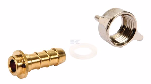 Conexión de manguera 1/2" D10 1 Conexión de manguera 1/2" D10
