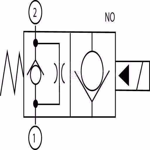 Válvula 2/2 SVP10NO 24 V CC A08 2 Válvula 2/2 SVP10NO 24 V CC A08