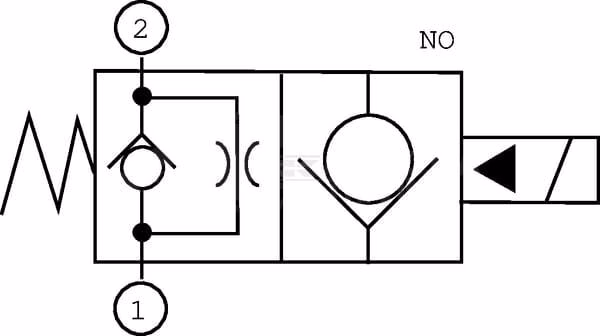 Válvula 2/2 SVP10NO 24 V CC A08 3 Válvula 2/2 SVP10NO 24 V CC A08