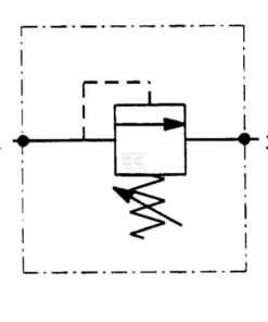 Pressure relieve valve FPM D S10-C-P-35 CN