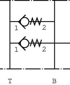Válvula antirretorno CV10NP 03B0 8 Válvula antirretorno CV10NP 03B0