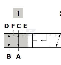 Válvula 6 vías DF5/6A-17L