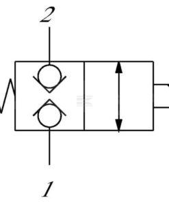 Válv. 2/2 SVP08 CDB-00-00-PB-