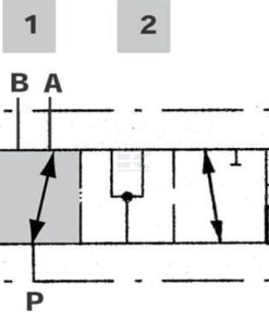 Electroválvula 3/2 vías 12 V CC 20 3A G 12 1