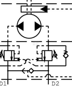 Counter balance valve OMP/OMR FPO 50 DF D2 1/2 U 35
