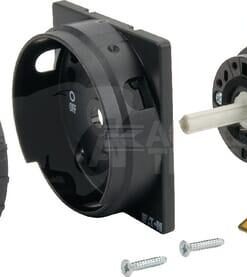 Conmutador levas 3P+N, 20A, BK