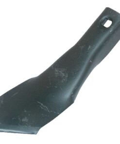 Punta de cultivador 265 x 85 x 6,5 mm, curvada, 1 orificio, válida para Ransomes