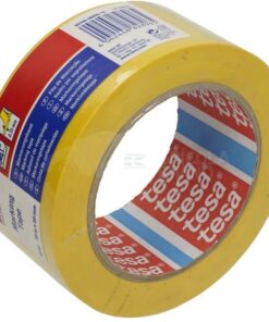 Cinta, advertencia de peligro, marcado de suelo, amarillo, 33 m x 50 mm, Tesa®