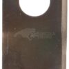 Cuchilla izda. de segadora 94 x 48 x 3 mm orificio Ø 23 mm adecuada para Mörtl (paquete de 25 unidades)