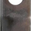 Cuchilla dcha. de segadora 100 x 48 x 3 mm orificio Ø 23 mm adecuada para Mörtl (paquete de 25 unidades)