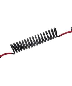Tubo de aire en espiral 6 m M16/M22x1,5 negro
