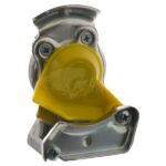 Cabezal de acoplamiento abierto M22x1,5 amarillo