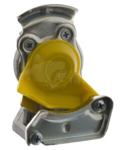 Cabezal de acoplamiento abierto M22x1,5 amarillo