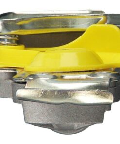 Cabezal de acoplamiento abierto M22x1,5 amarillo