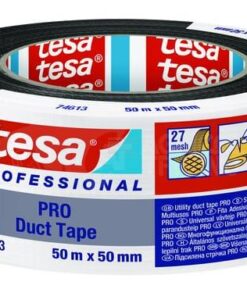 Cinta adhesiva PRO, 50 m x 50 mm, negra