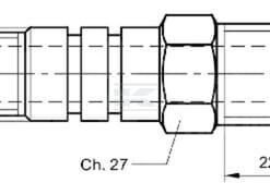 Racor giratorio 3/4"